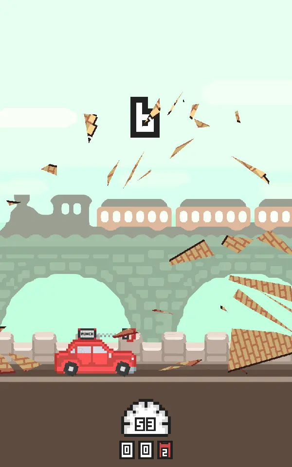 Just Smash: a wall shattering into bricks